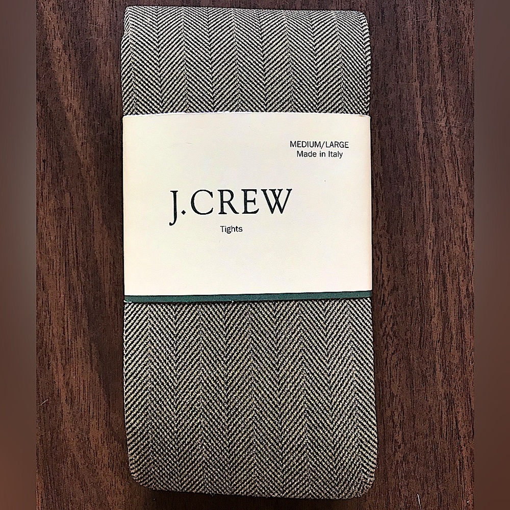 J.Crew herringbone tights